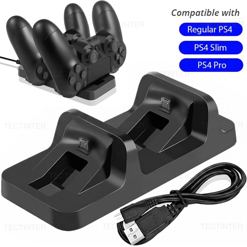 Esports Gaming Station - Stazione di ricarica doppia per controller