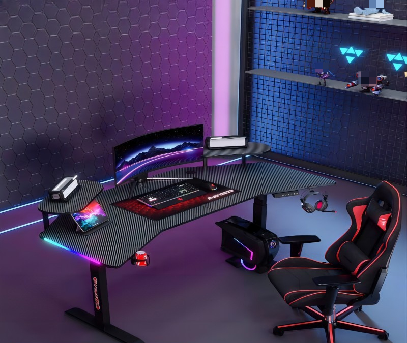 Esports Gaming Lab - Scrivania da Gaming Elettrica Intelligente Regolabile