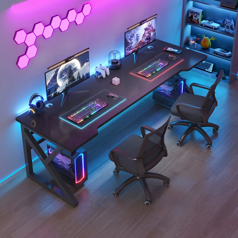 Esports Gaming Table - Scrivania Doppia per Computer, Tavolo da