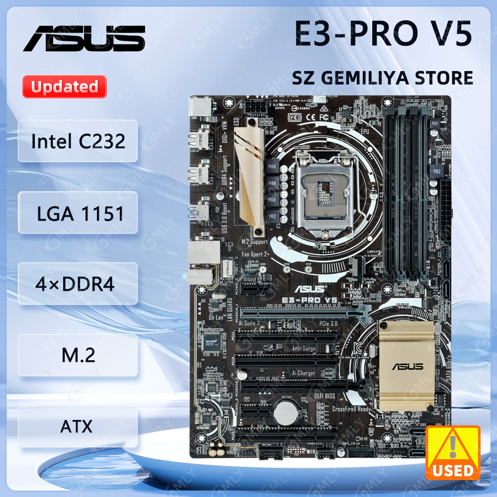 Intel Cpu Core I5 - Scheda madre Asus E3-PRO V5 LGA