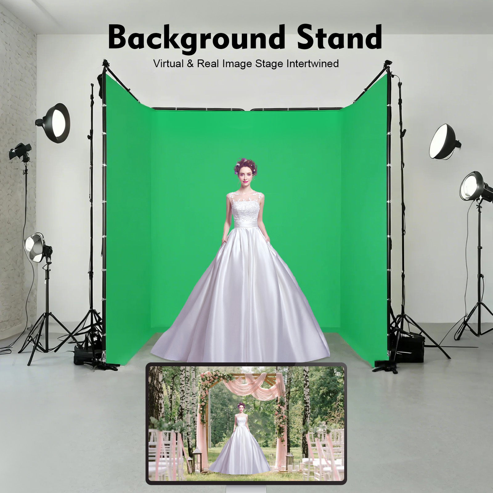 Supporto per fondale fotografi - Green Screen Collapsible recensione e prezzo