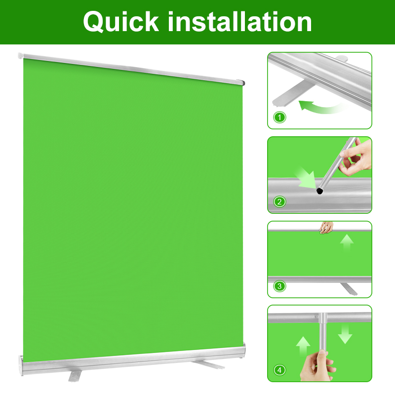 110x200cm fondale Chroma Key B - Green Screen Collapsible recensione e prezzo