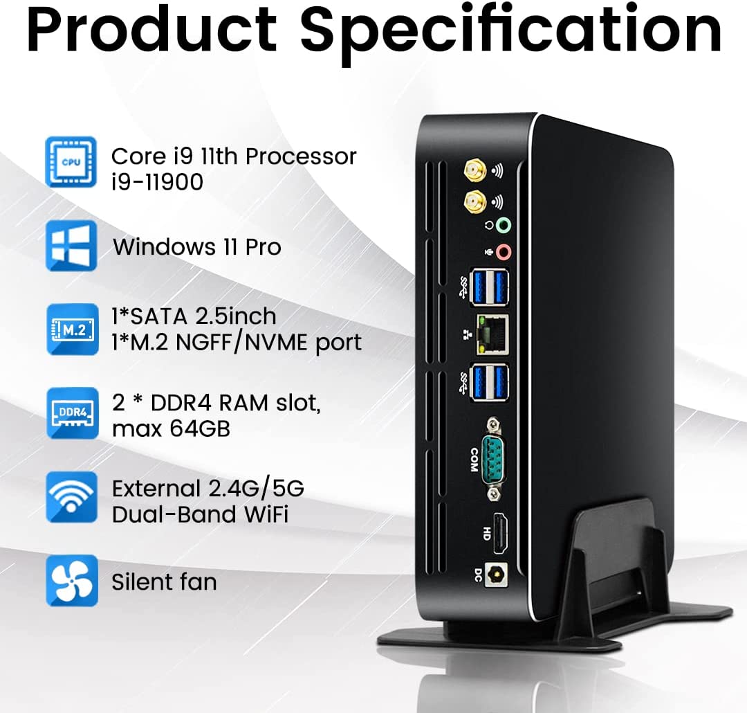 Partaker Mini PC Intel 11a Gen - Intel Cpu Core I7 recensione e prezzo