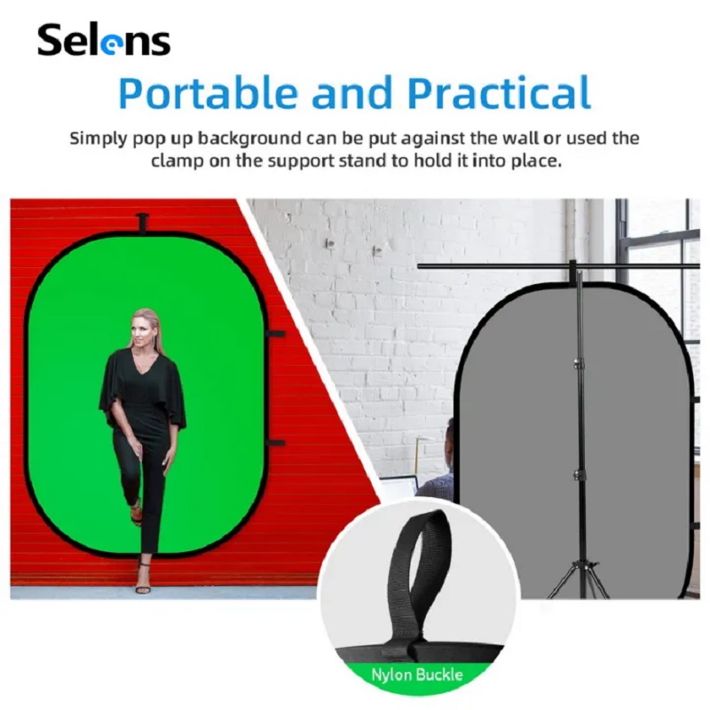 Selens sfondo fotografico con  - Green Screen Collapsible recensione e prezzo