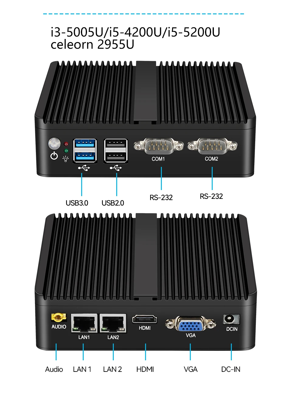 XCY Mini PC Intel Celeron J641 - Intel Cpu Core I5 recensione e prezzo